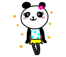 HAKATA PANDA GIRL sticker #14082014