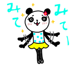 HAKATA PANDA GIRL sticker #14082017