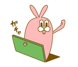 Medium mammal pink5 sticker #14082115