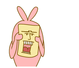 Medium mammal pink5 sticker #14082122