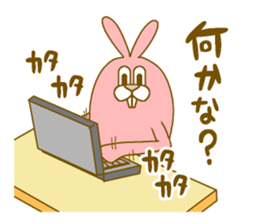 Medium mammal pink5 sticker #14082129