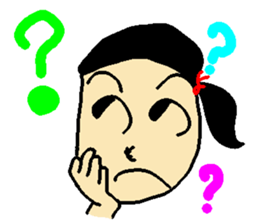 Henohenomohe Women sticker #14082227