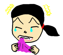 Henohenomohe Women sticker #14082238