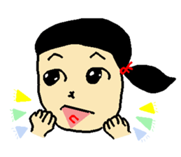 Henohenomohe Women sticker #14082245