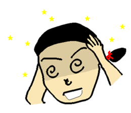 Henohenomohe Women sticker #14082249