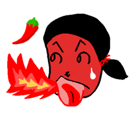 Henohenomohe Women sticker #14082251