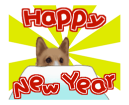 Dog and events sticker #14082350