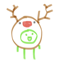 broad bean Christmas version sticker #14082593