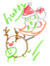 broad bean Christmas version sticker #14082600
