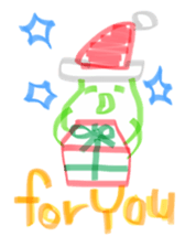 broad bean Christmas version sticker #14082608