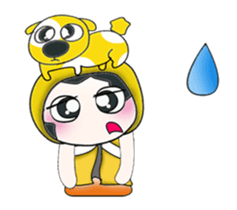 ..Mr. Hanaka and dog.. sticker #14082833