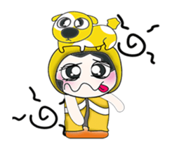 ..Mr. Hanaka and dog.. sticker #14082838