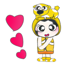 ..Mr. Hanaka and dog.. sticker #14082844