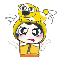 ..Mr. Hanaka and dog.. sticker #14082847