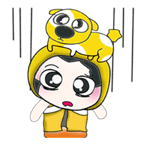 ..Mr. Hanaka and dog.. sticker #14082849