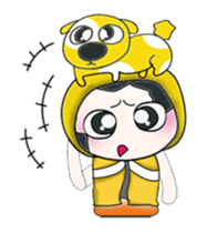 ..Mr. Hanaka and dog.. sticker #14082851