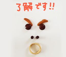 Made of candy face sticker #14083040