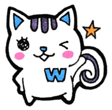 Sticker for the initial W sticker #14083198