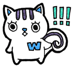 Sticker for the initial W sticker #14083201