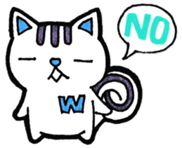 Sticker for the initial W sticker #14083204