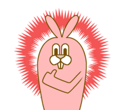 Medium mammal pink sticker #14083271