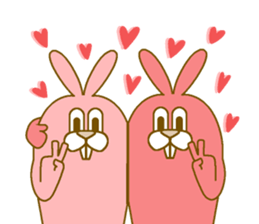 Medium mammal pink sticker #14083272