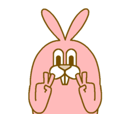 Medium mammal pink sticker #14083274