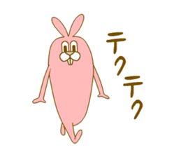 Medium mammal pink sticker #14083277