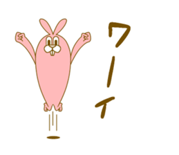 Medium mammal pink sticker #14083284