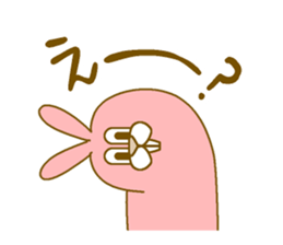 Medium mammal pink sticker #14083293