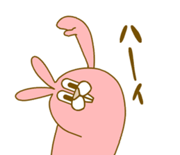 Medium mammal pink sticker #14083298