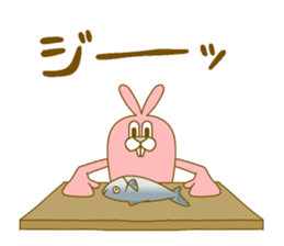 Medium mammal pink sticker #14083299