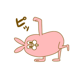 Medium mammal pink sticker #14083305