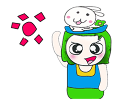 Mr..Yada. love rabbit.. ^_^ sticker #14083342