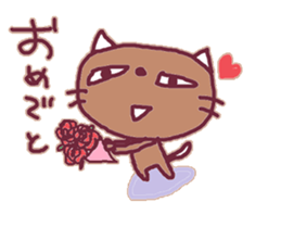 brownie.the CAT sticker #14084190