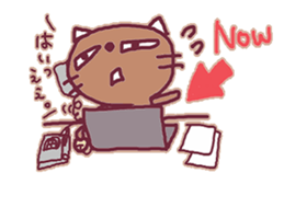 brownie.the CAT sticker #14084195