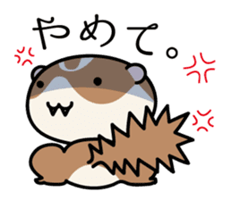 Japanese very cute ferret sticker #14084308
