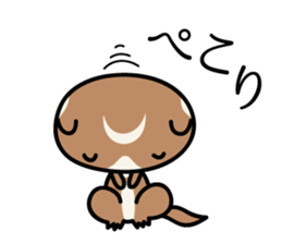 Japanese very cute ferret sticker #14084319