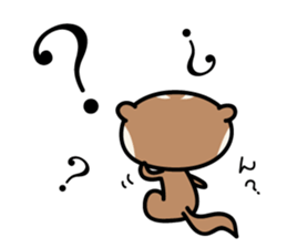 Japanese very cute ferret sticker #14084327