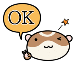 Japanese very cute ferret sticker #14084339