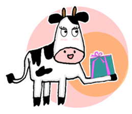 The little Cow v01 sticker #14084407