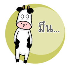 The little Cow v01 sticker #14084422