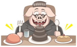 Pig Boss sticker #14084430