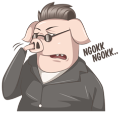 Pig Boss sticker #14084432
