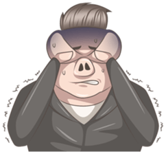Pig Boss sticker #14084438