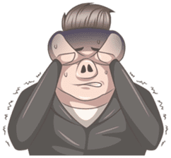 Pig Boss sticker #14084438