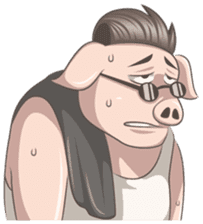 Pig Boss sticker #14084444