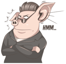 Pig Boss sticker #14084451