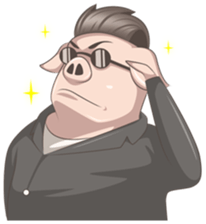 Pig Boss sticker #14084462