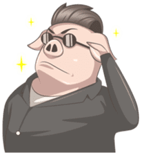 Pig Boss sticker #14084462